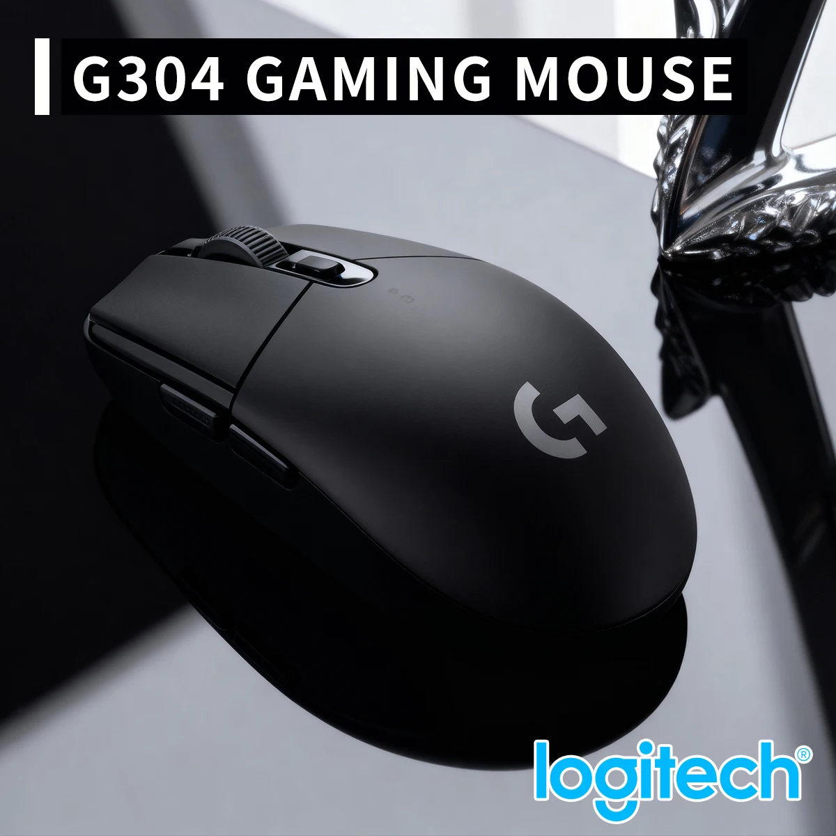 

Беспроводная игровая мышь Logitech G304 LIGHTSPEED, сенсор HERO 12000 DPI, задержка 1 мс, 250 часов автономной работы, стабильное соединение, для любителей игр