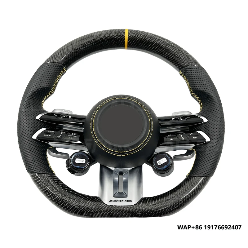 

Suitable for Mercedes Benz W205 W213 W222 W223 Steering Wheel Leather Customizable