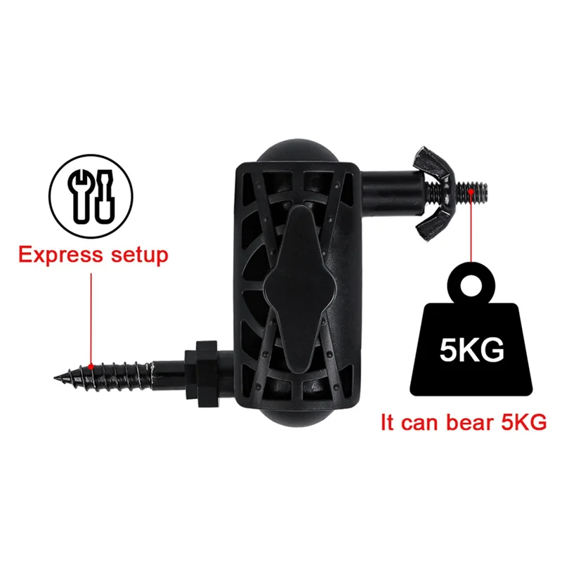 AB11-Soporte Universal para cámara de animales, montaje de árbol ajustable para uso en exteriores, cámaras, visión nocturna, paneles solares, telescopio