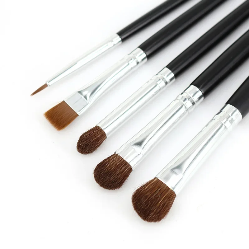 Professional Eyes ชุดแปรงแต่งหน้าธรรมชาติ Hair Eye Shadow Liner Brow Cream Smudge Contour Shading Blending ชุดเครื่องมือแต่งหน้า