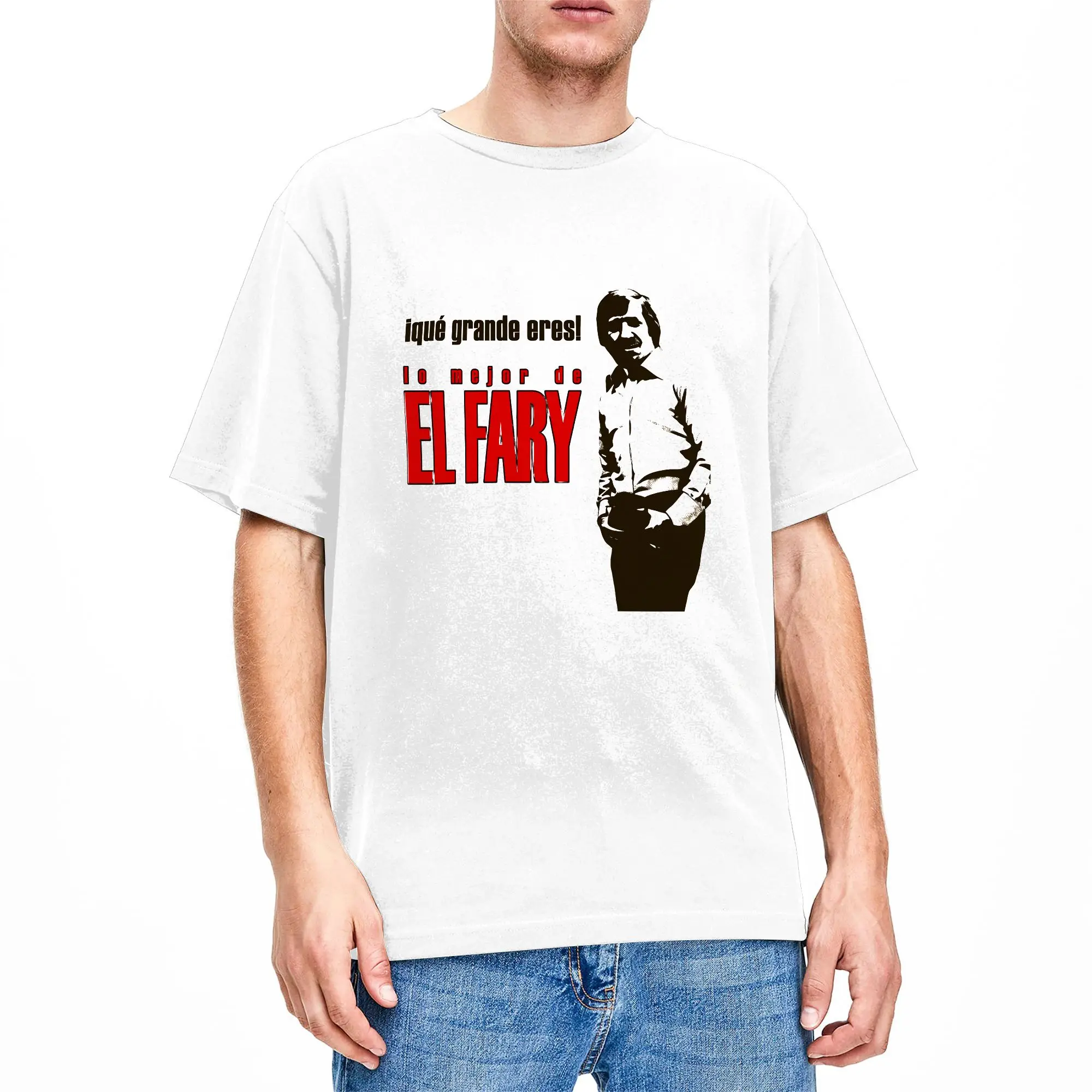 El Fary Spanish Retro (2) T Shirt Summer  Trendy Cool T-Shirts Cotton O Neck Oversize Top Tees Short Sleeve Vintage Tshirt