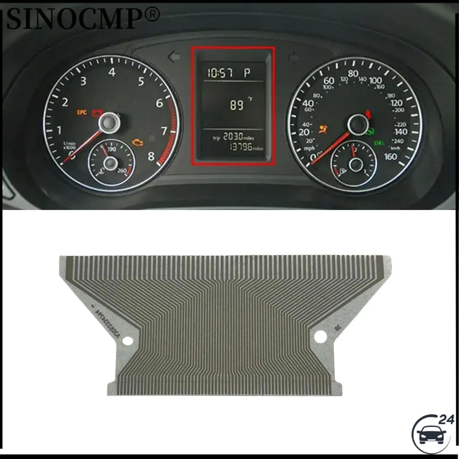 

8X0920900B 56D920860B A2C53321539 Car Display Pixel Repair Flat Cable For VW Golf VI Passat T5 Polo Skoda Fabia Seat Altea