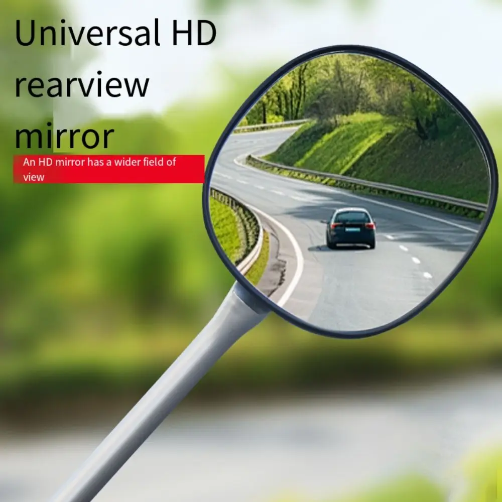 HD الزجاج سيارة مرآة الرؤية الخلفية 360 درجة العالمي عكس مرآة مساعدة قابل للتعديل جولة العمياء المرايا محدبة