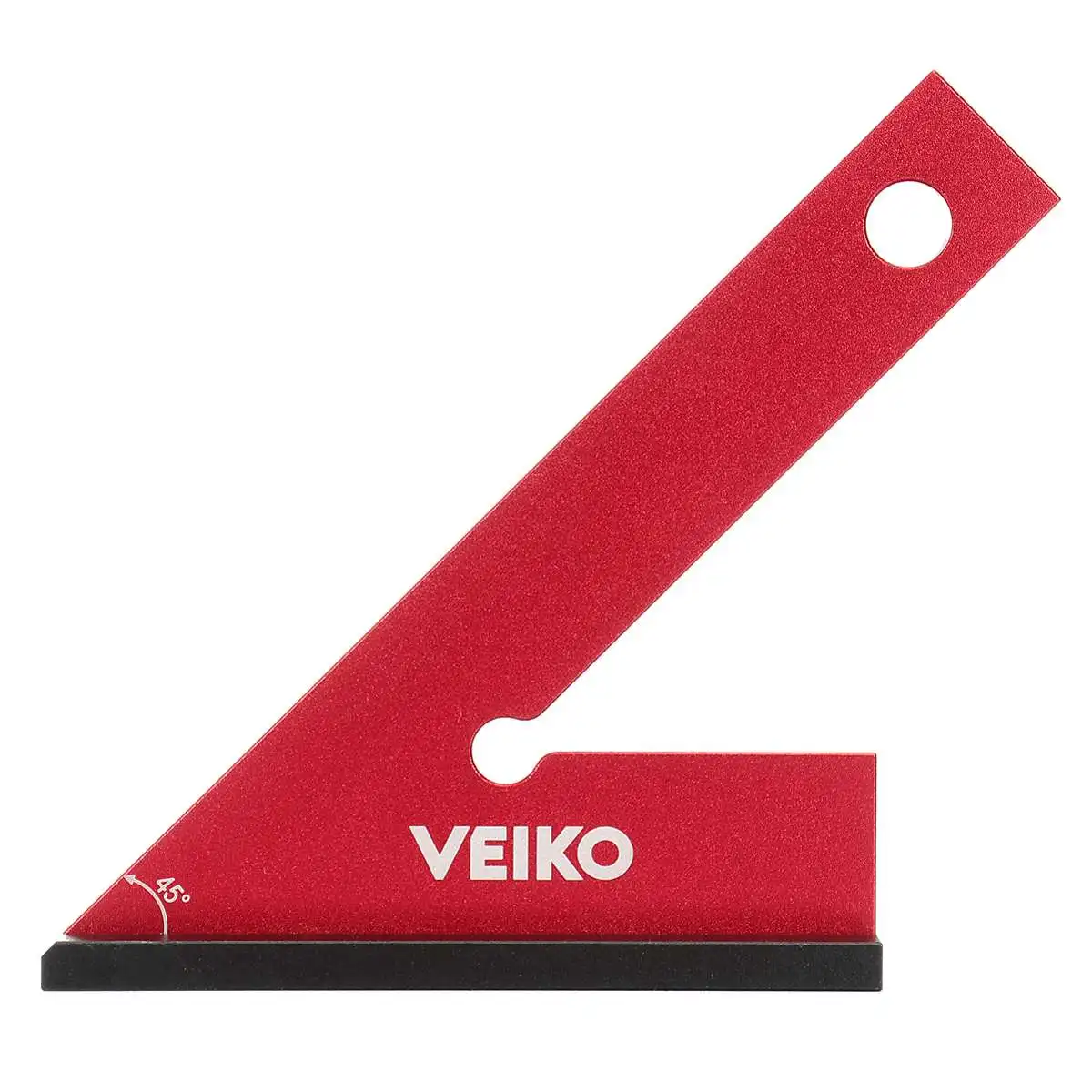 150*100mm Aluminum Alloy Miter Square with Base 45 Degree Right Angle Ruler Miter Angle Corner Ruler Woodworking Measuring Tools