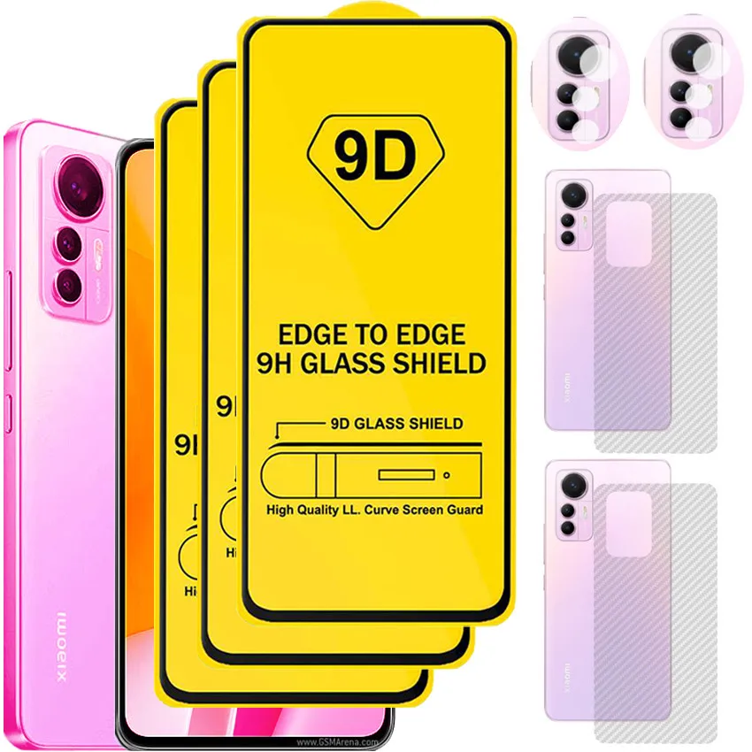 

Phone Accesorios For Xiaomi 13 Glass Xiaomi 12 Lite Protective Film Xiomi Mi 11 Lite 5G NE 11T Screen Protector Mi 12 Lite 5G Black Frame Glass Xiaomi Mi 12 T Pro Back+Camera Protection M12 T Xiaomi-12-T Pantalla