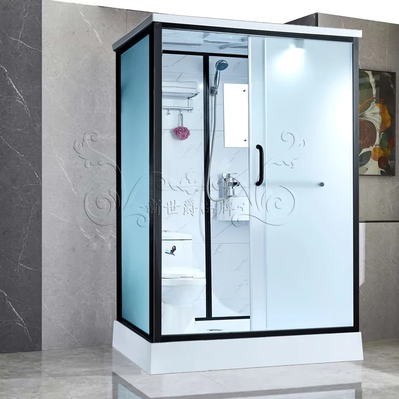 Imagen 4: Ducha integral, baño, baño con separación en seco y húmedo, baño integrado, hotel, habitación rural, baño, inodoro