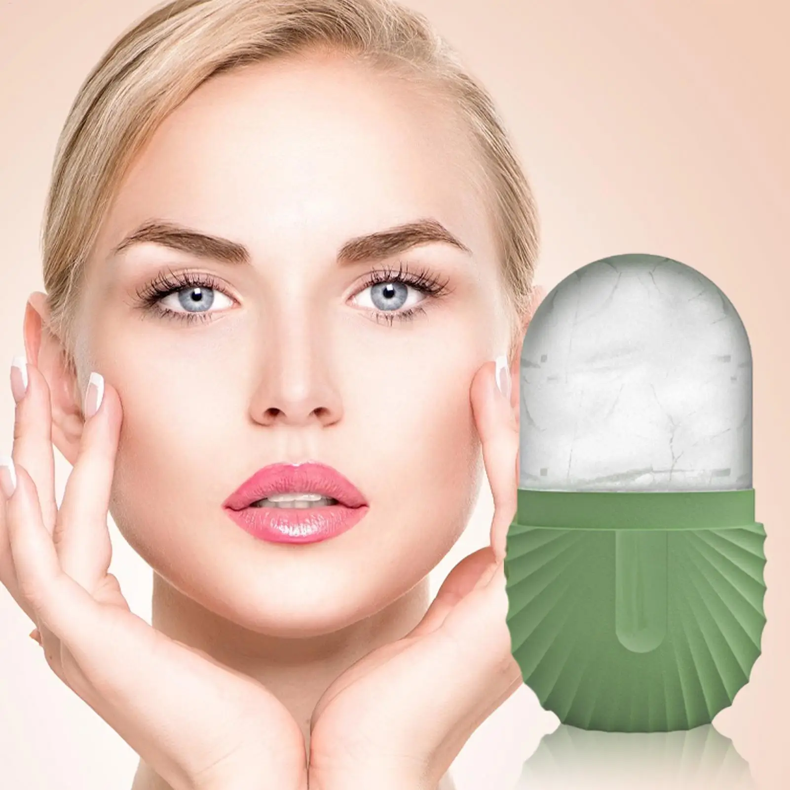 صواني الجليد Cbe كرات آيس غلوب سيليكون الجليد بكرة الوجه العناية بالبشرة الجمال رفع الكنتوري أدوات الوجه مدلك أداة العناية بالبشرة #4