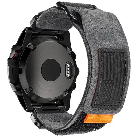 Garmin 가죽 시계 밴드 용 HEMSUT Quickfit 20 22 26mm 레트로 손목 스트랩 Fenix/ Marq/EPIX /Instinct /Tactix와 호환 가능