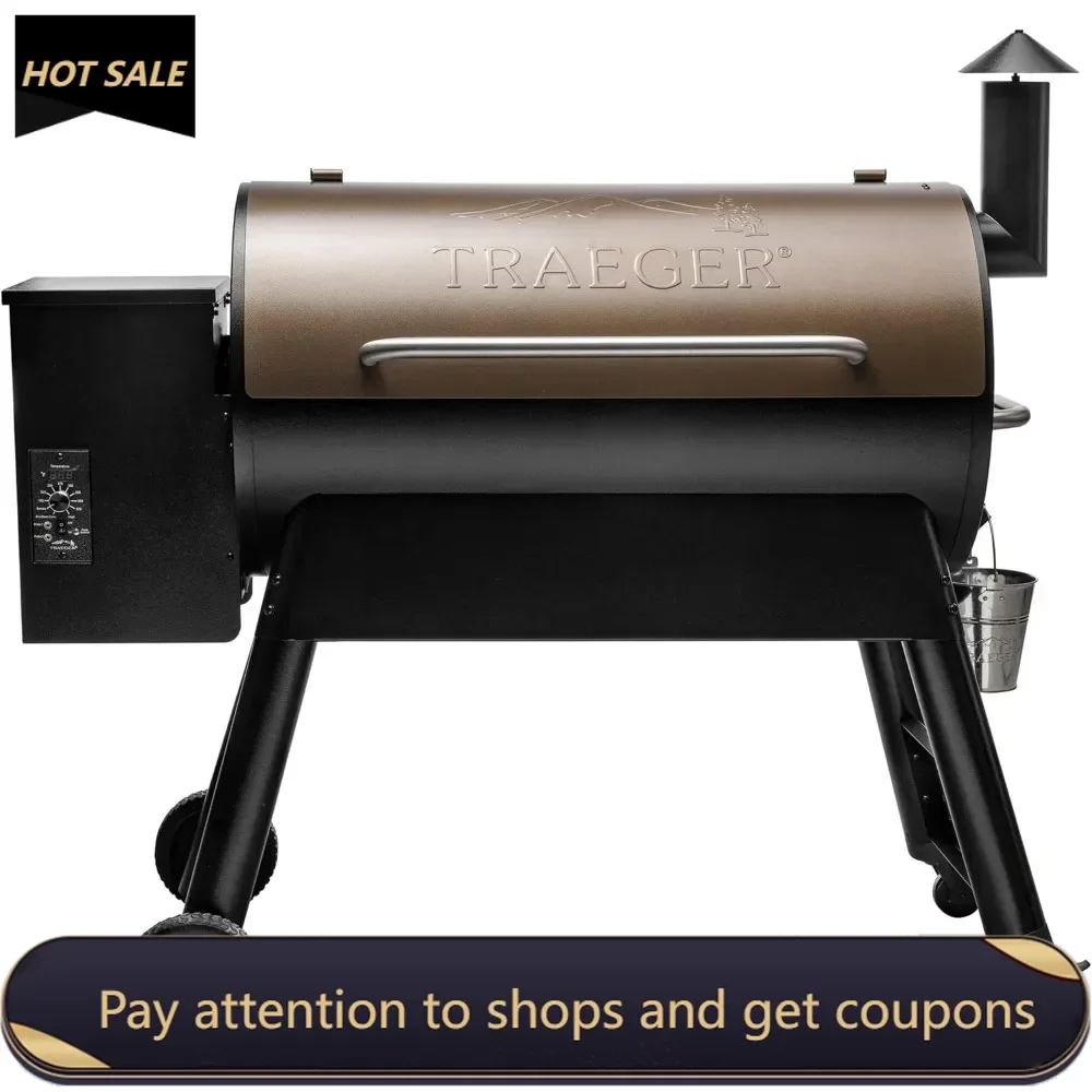 Grills Pro 34 Electric Wood Pellet Grill and Smoker Camping Kitchen Torch Thermacell Portable Camping Stove Outdoor Equipment