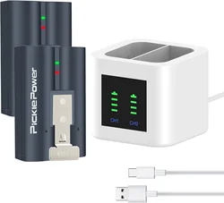 6040mAh Rechargeable Battery Compatible with Ring Video Doorbell 2/3/4, Video Doorbell 3 Plus, Stick Up Cam Battery (2nd & 3rd)