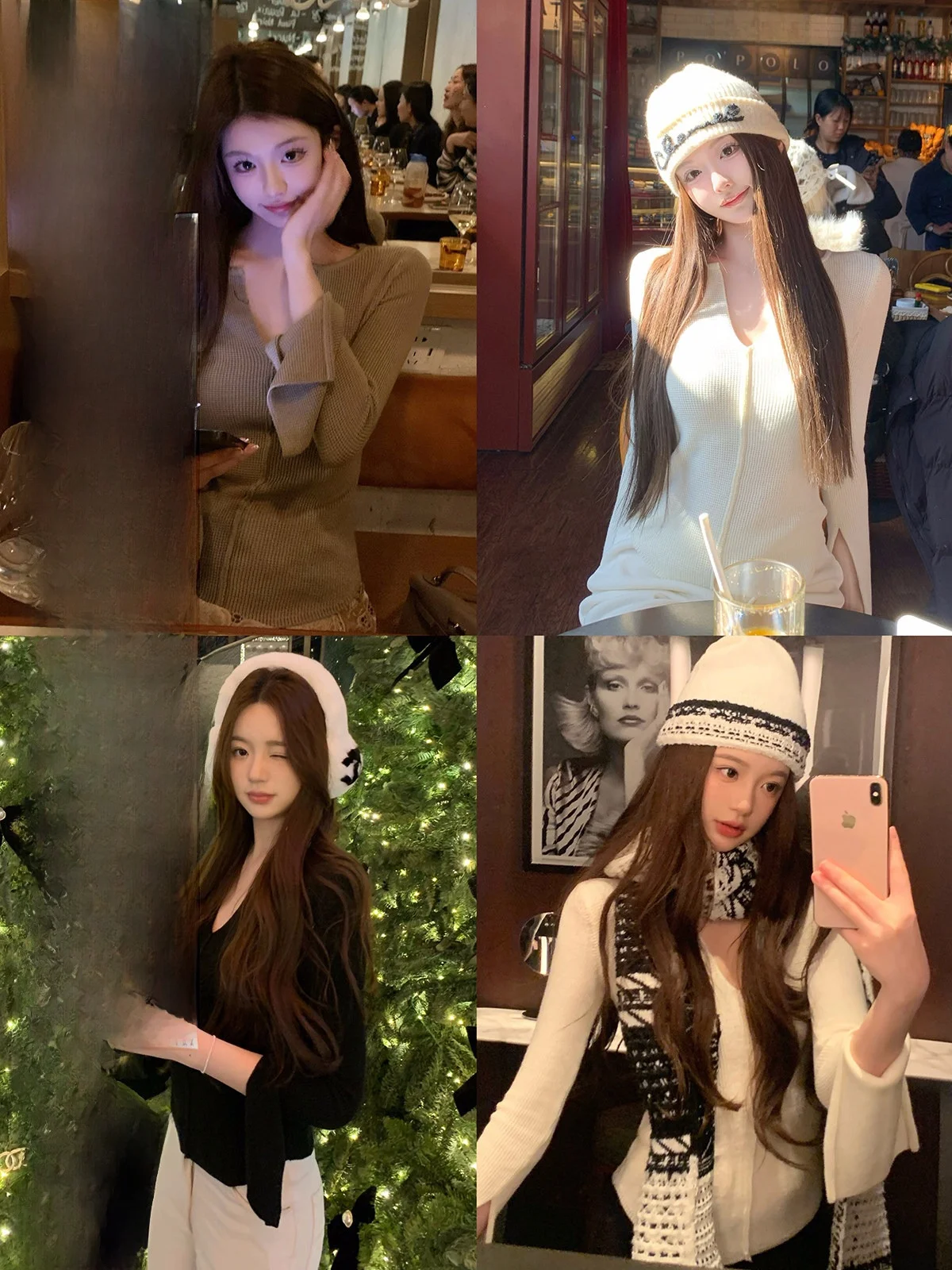 

Hotdog Very Spicy Deep V-ne Svel Base Layer Top Winter Faion Women's Knitwear Casual Comfortable 00% Other Material