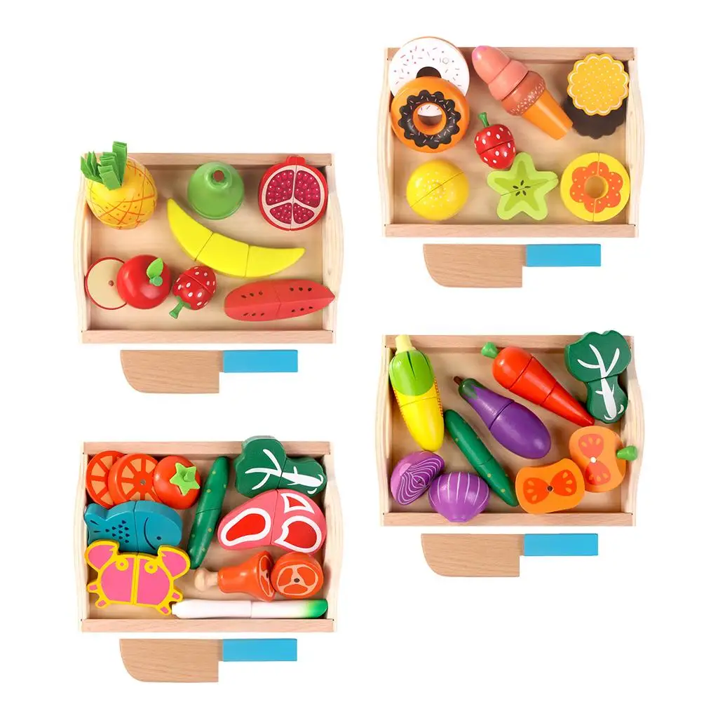 Pretend Play Food Toy Play House Plasyset Montessori Classic Party Game