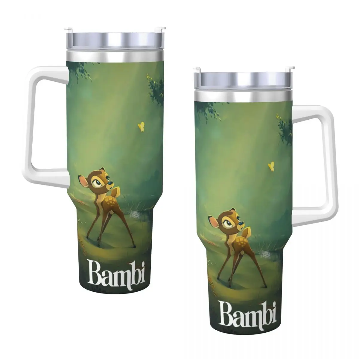 

Стакан Bambi, бутылка для воды с горячими напитками, сохранение тепла, кофейная кружка из нержавеющей стали, пляжные кружки на заказ, чашка