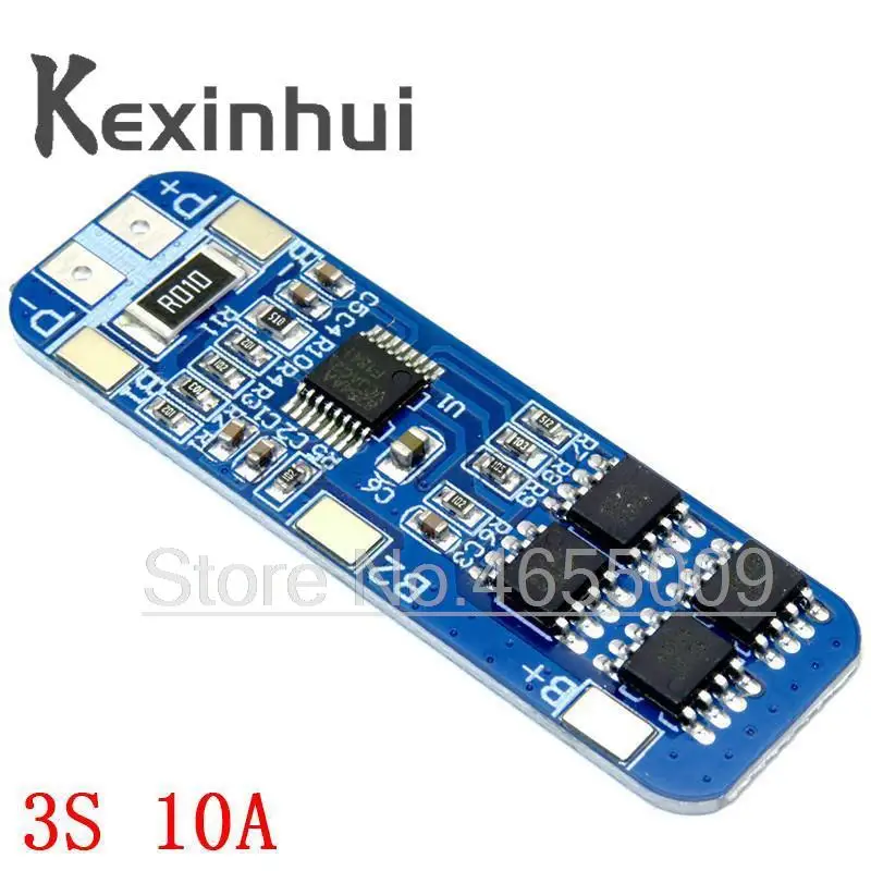 3S 10A 20A 25A 30A 40A 60A Li-ion Lithium Battery 18650 Charger PCB BMS Protection Board For Drill Motor Lipo Cell Module