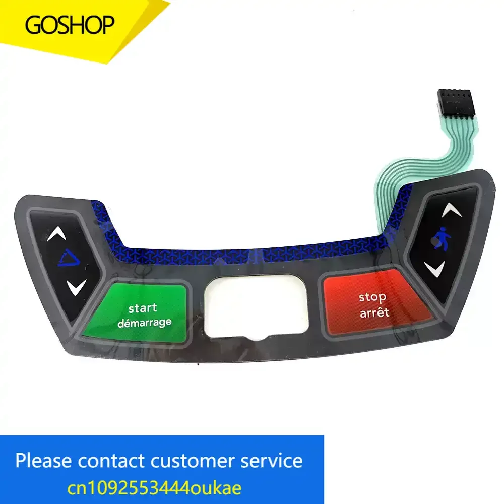 Horizon Fitness Treadmill Membrane Switch T101 Replacement Membrane Button Keyboard Sticker with START STOP Button