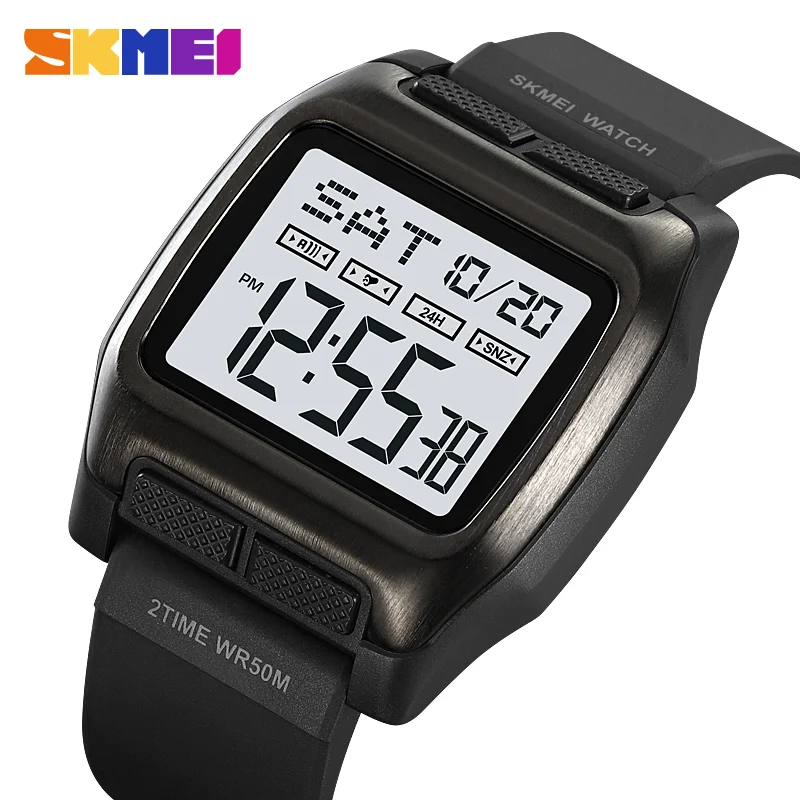 

SKMEI 2193, оригинальные электронные часы с большим циферблатом, модные спортивные часы с хронографом, водонепроницаемые часы для мужчин
