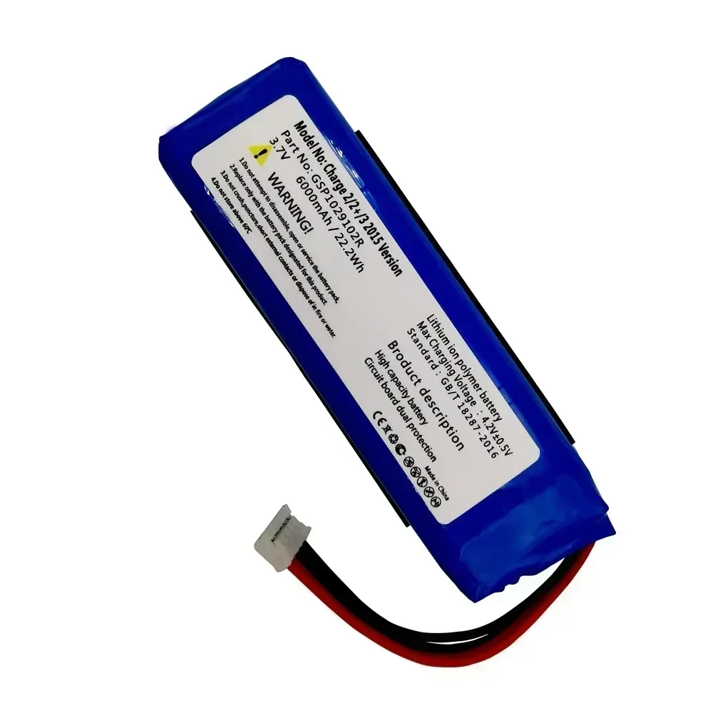 Original New 6000mAh GSP1029102R Battery For JBL Charge 2 Plus Charge 2+ charge 3 2015 Version Fast Shipping Free Tools