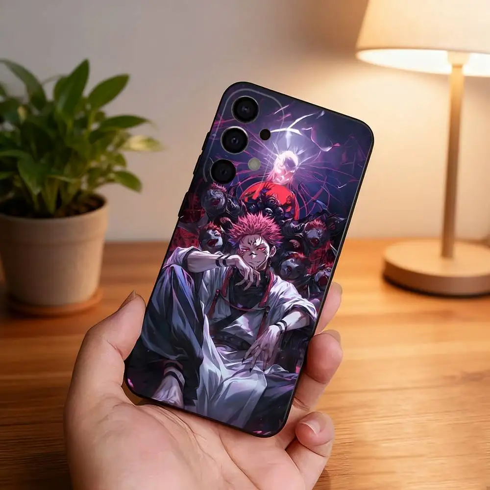 R-Ryomen Anime S-Sukuna Phone Case For Samsung S25,S24,S21,S22,S23,S30,Ultra,S20,Plus,Fe,Lite,5G Black Cover 4