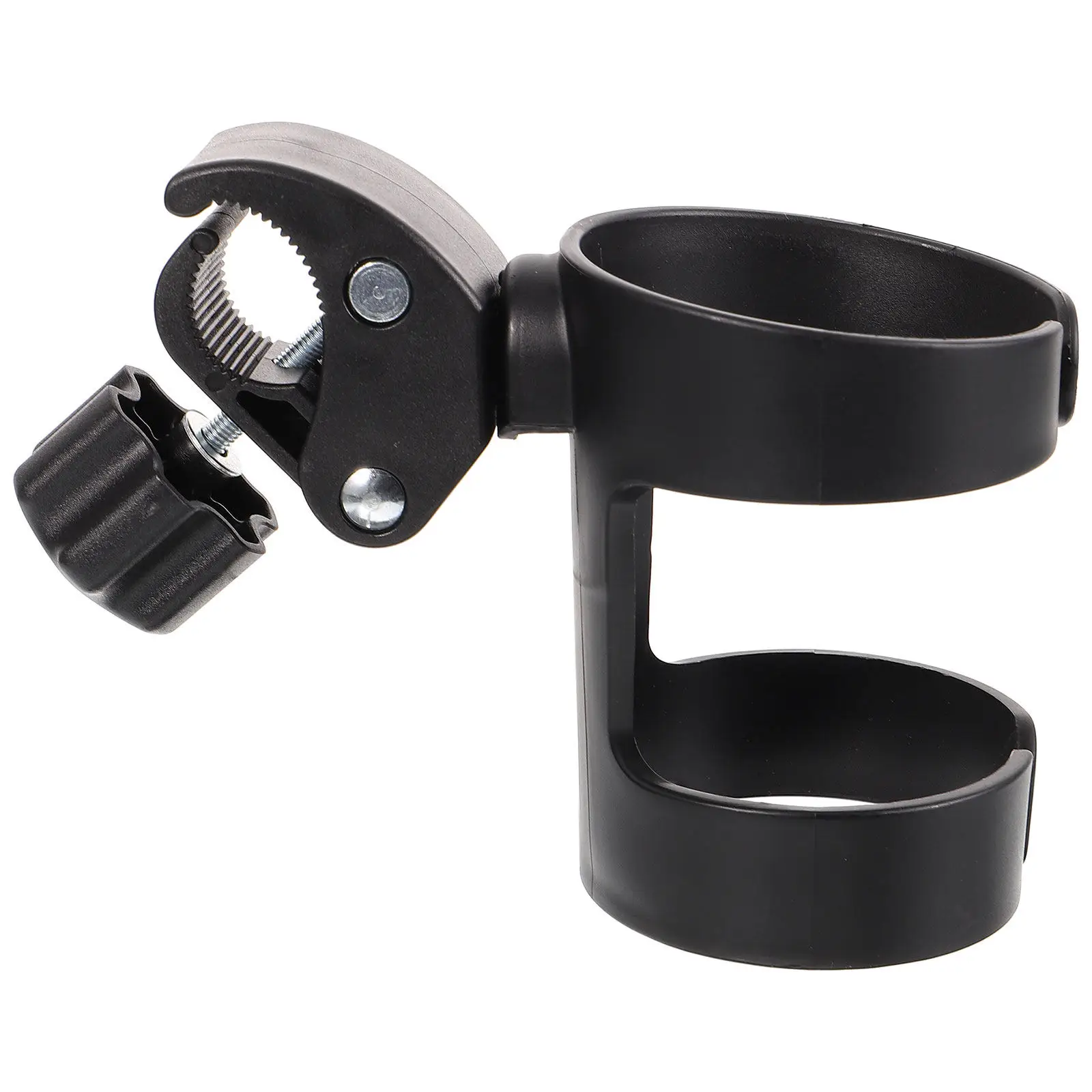 

Universal Cup Holder for Stroller Bike Walker Secure Drink Storage with 360 Degree Rotation Compatible with Most Bottles and