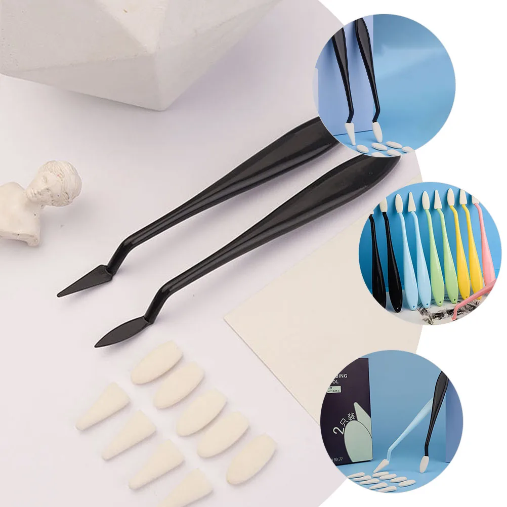 2pcs Sketch Eraser Sponge Wiper Drawing Tools for Artists Students Blending Stumps Set Charcoal Tool