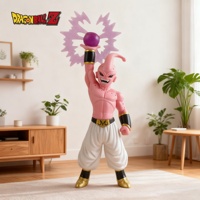 25cm Dragon Ball Majin Buu Anime Character Super BuuPVC Action Doll Statue Desktop Ornament Collection Model Children's Toy Gift