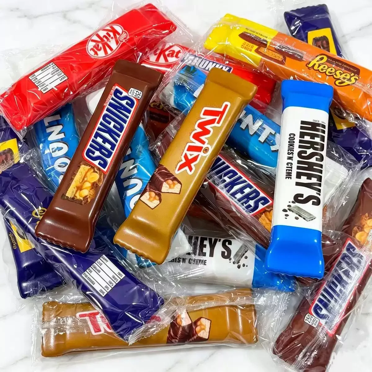 2026 New Candy Bar Squishy Blind Box Realistic Fake Chocolate Slow‑Rising Squeeze Toy Stress Relief Fidget Gift for Teens - view 2
