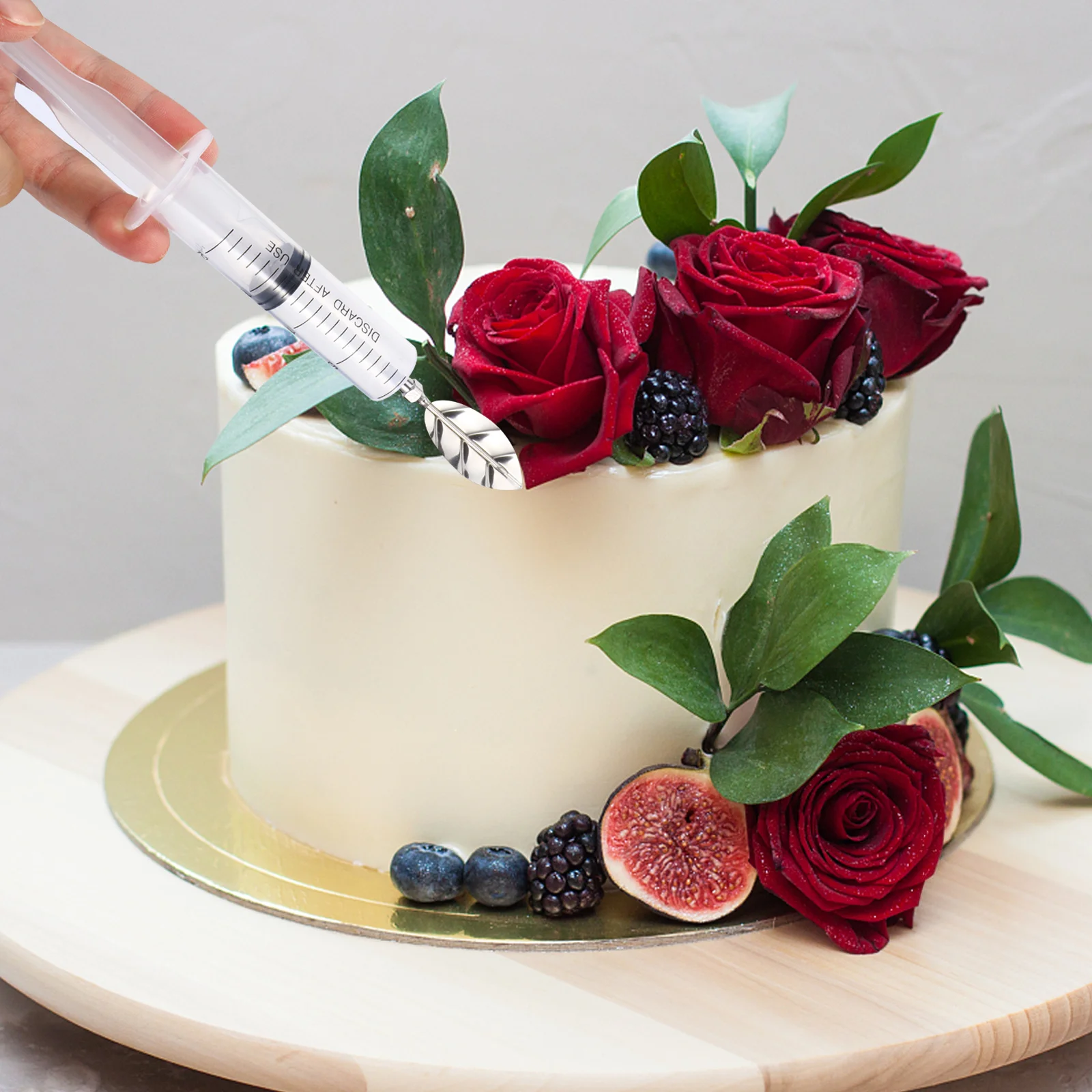 

11Pcs Artistic Cake Tools Fondant Flower Drying Plate Safe Sticky Stainless Steel for 3D Gelatin Flowers Homemade Fun