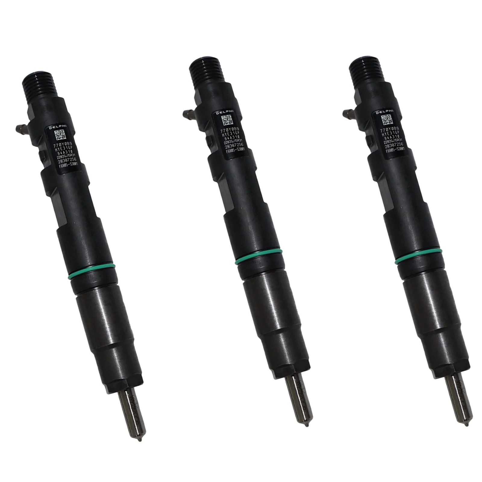 3 Inyectores de Combustible 28387256 Compatibles con el Tractor Kioti RX7320C para Motor Daedong 3F183T 4F243T