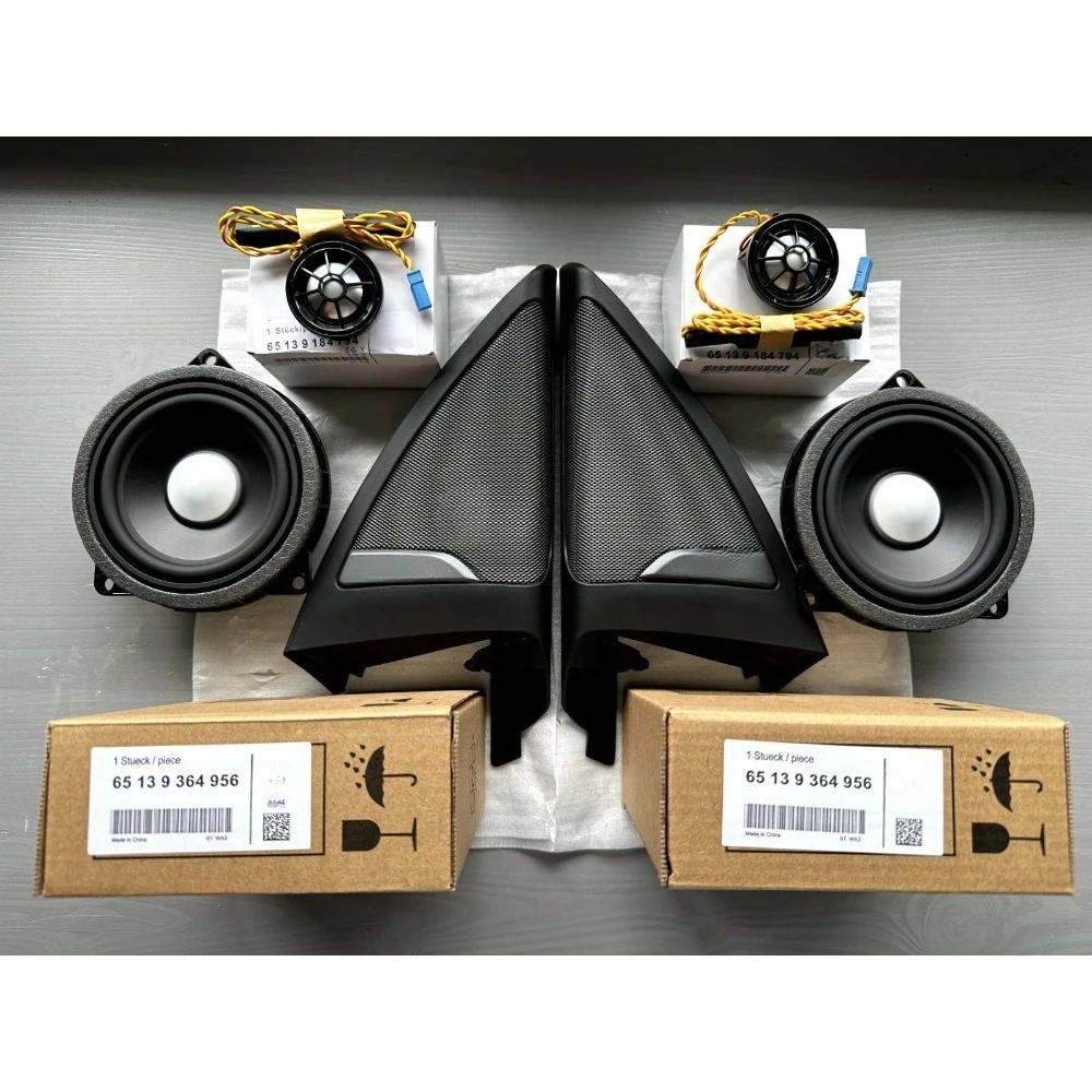 6 Pcs Higher Quality Tweeter Speakers Set For BMW X3 G01 2019-2021 HK Brand DOOR SPEAKERS TWEETERS SET RETROFIT