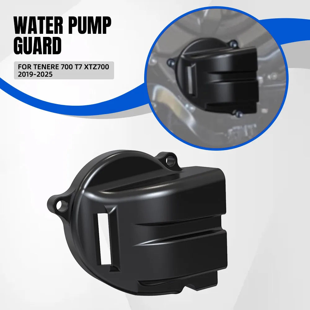 

For Yamaha Tenere 700 T7 XTZ700 2019-2025 Accessories Water Pump Guard Cover Protector MT-07 MT07 FZ07 XSR700 2015-2023 2024