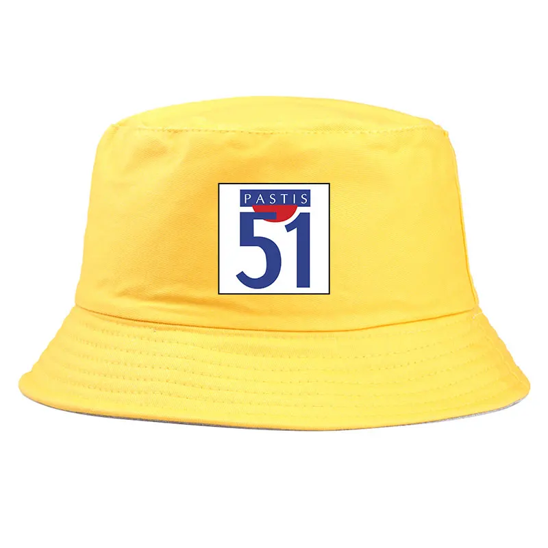 Summer 51 Pastit Bucket Hat  Woman Man Daily Sun Beach Fisherman Cap Girl Boy Spring UV Protection Reversible Panama Hats Bob