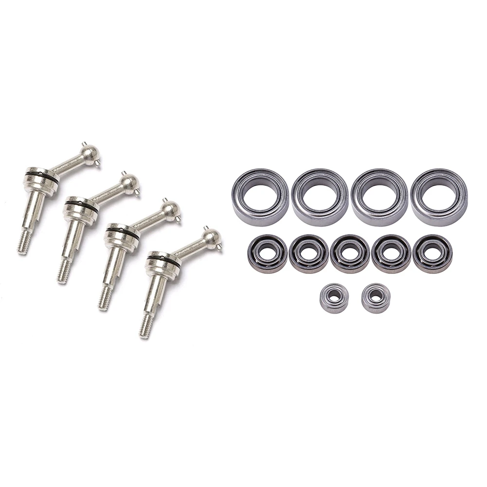 

A30F-1 Set K989-07 K989-08 K989-09 Bearing Set & 4 Pcs 2Mm Extended Metal CVD Universal Joint Shaft