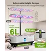 Hydroponics Growing System Premium 16-Pod Indoor Herb Vegetable Fruit Kit Gray 8L