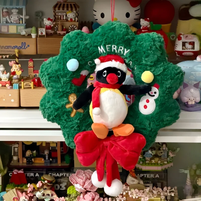 

Mark Tubu Pingu Christmas Wreath Plush Doll - A Cute Birthday Gift For Girls Perfect Christmas Present For Girlfriends