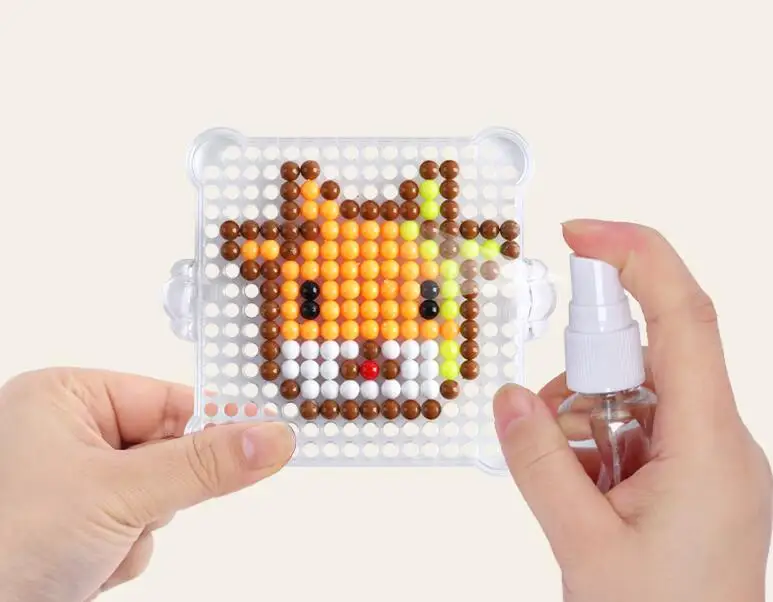 300szt Pudełko Opakowanie 5mm Sprzedaż DIY 3d Aqua Puzzle Zabawka Perler Hama Koraliki Piłka Nowy Rok Prezent Perlen Naucz się Zabawki Dla Dzieci