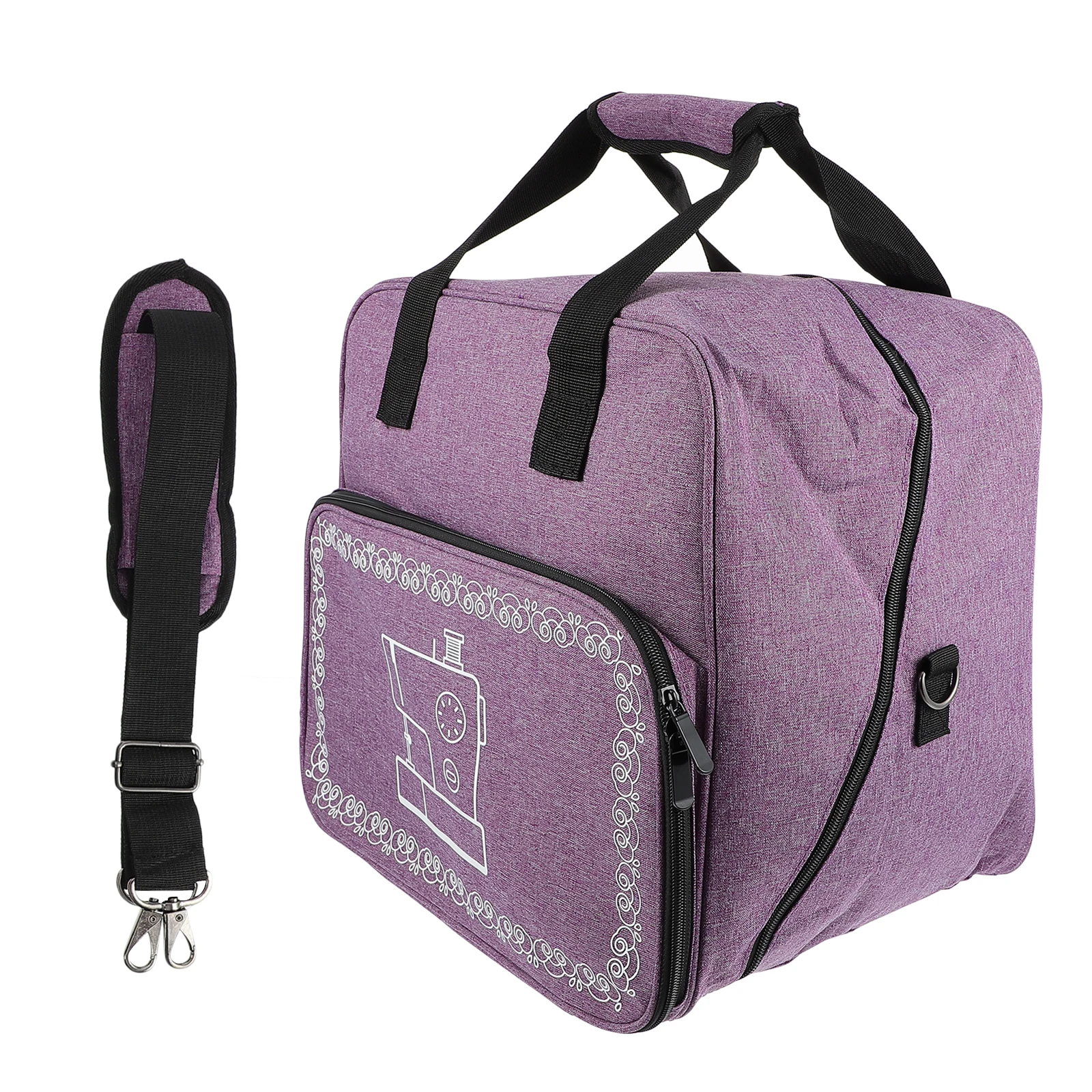 

Sewing Machine Bag Oxford Cloth 600D Durable Storage Tote Case Lightweight Travel Portable Large Capacity Craft Supplies