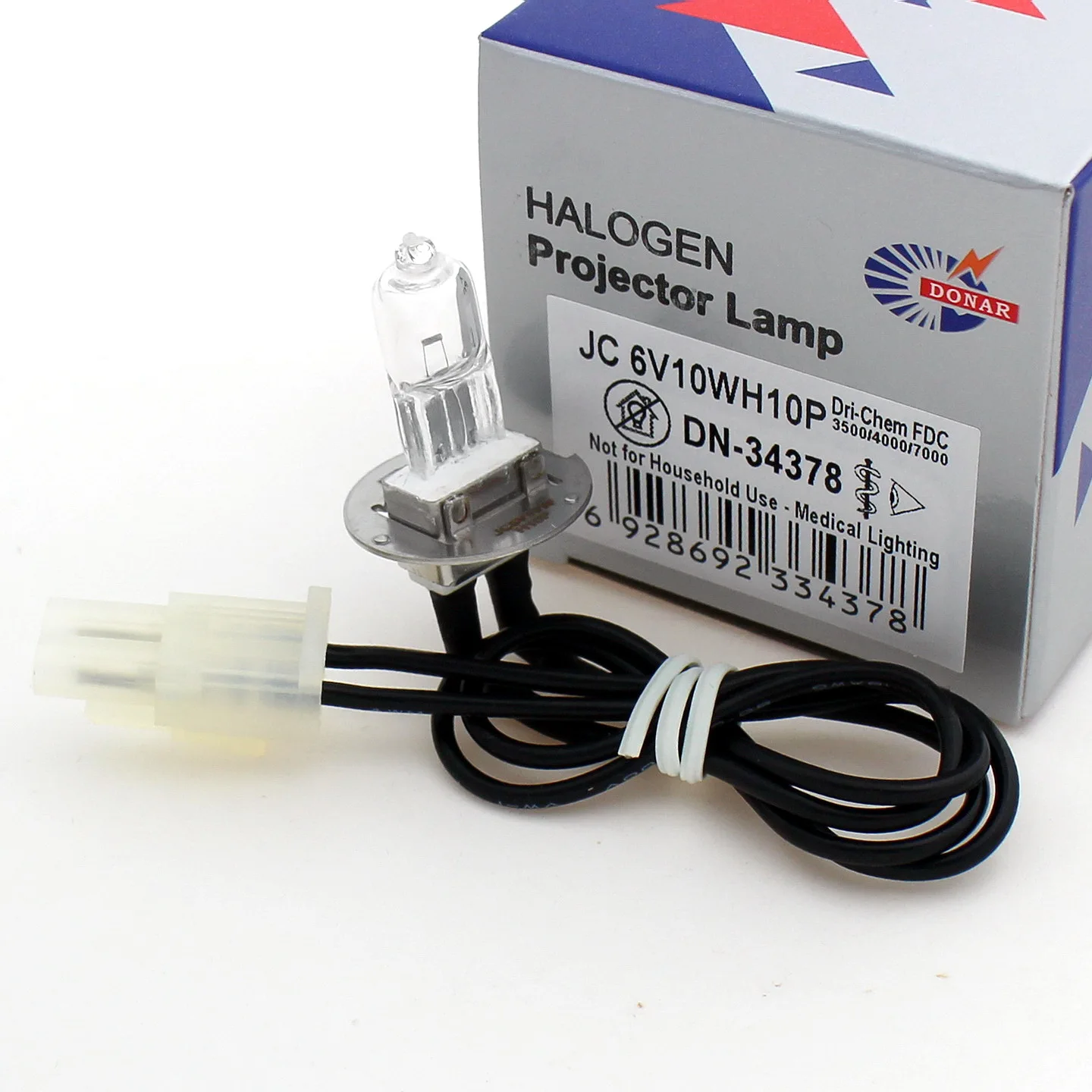 DN-34378 JC 6V10WH10P Halogen Bulb JC 6V 10W FUJIFILM DRI-CHEM
