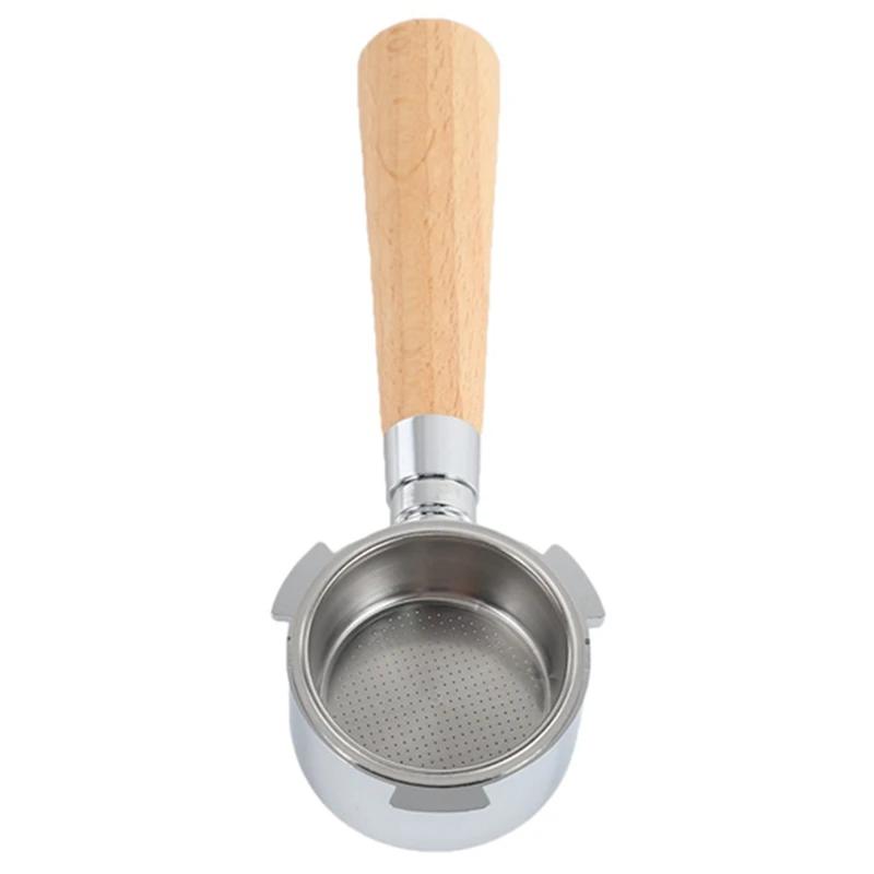 Delonghi 필터용 커피 바텀리스 포타필터, 51mm 교체 필터 바구니 세트, 커피 액세서리, 3 개