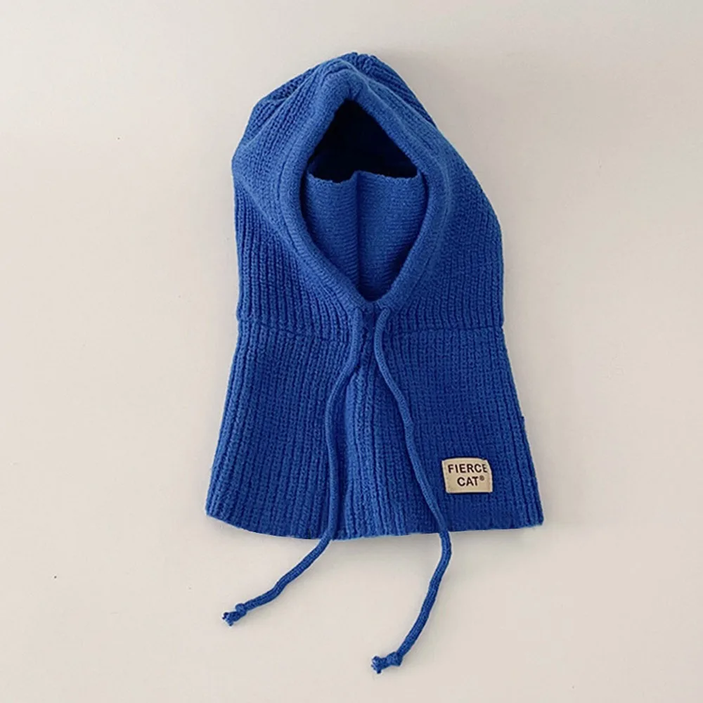 

Модная цельная шапка-балаклава с ушками и шеей, теплая шапка-бини, шарф, маска, шапки на осень и зиму