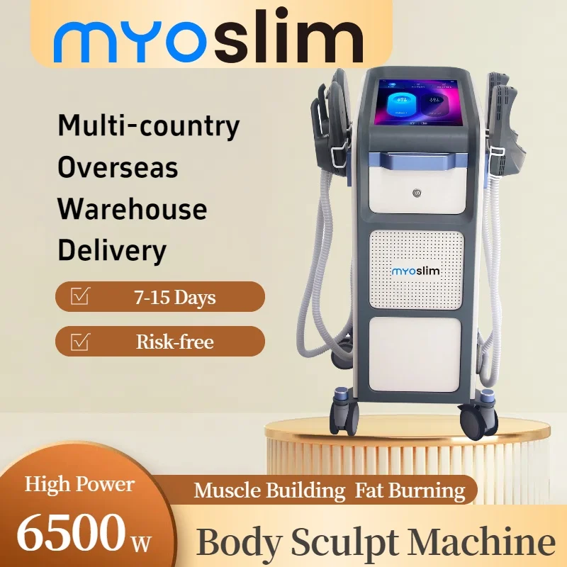 جديد ترقية RF EMS آلة نحت الجسم الكهربائية EMS حرق الدهون التخسيس العضلات محفز 15T 6500 واط آلة فقدان الوزن