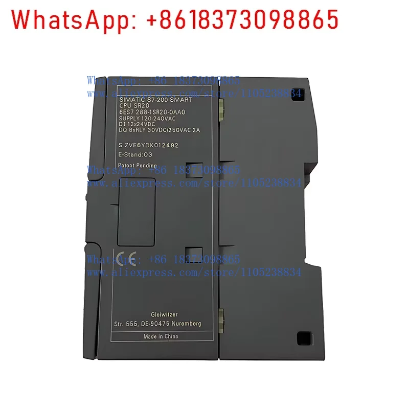 6ES7 268-1SR20-0AAO Compliant with EPR Standard CE Certified PLC Programming Overload Short Circuit Protection