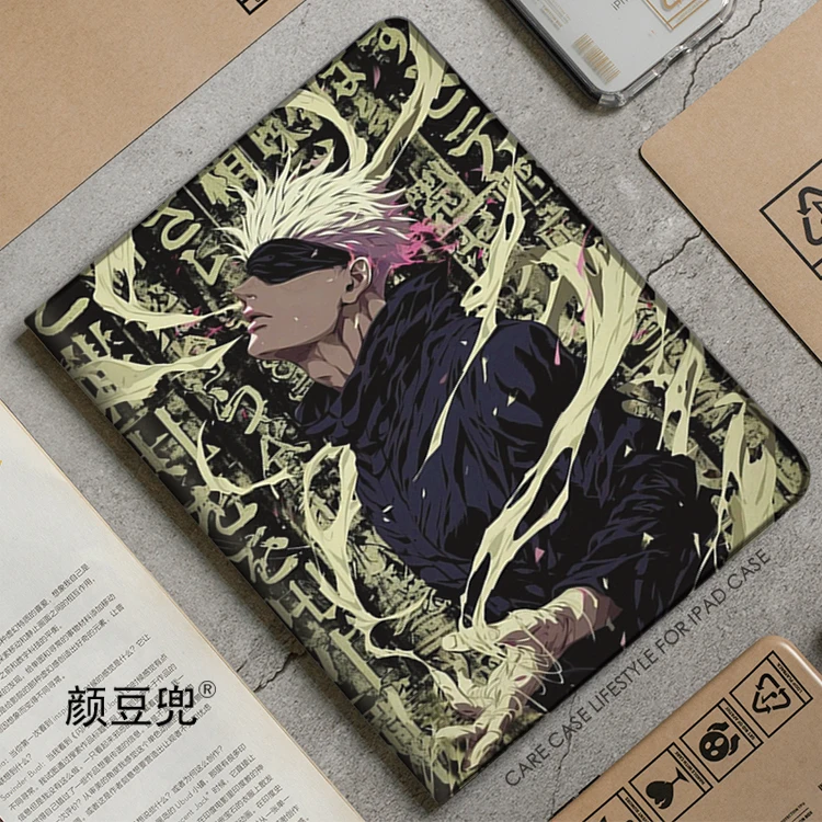 Satoru Gojo Anime Jujutsu Kaisen For iPad 10.2 9th Mini 6 5 Case Luxury Silicone For iPad Air 4 5 10.9 For Pro 9.7 10.5 11 12.9