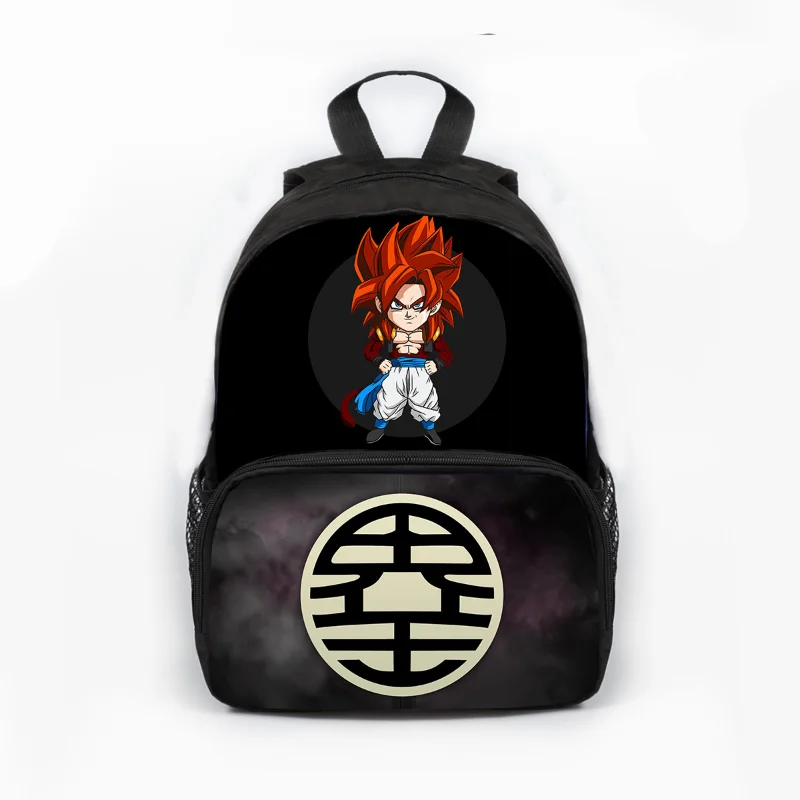 Plecak ze smoczą piłką Super Saiyan torby szkolne Goku Vegeta kreskówka Anime Cosplay plecak studencki Kawaii dzieci torba na prezent urodzinowy