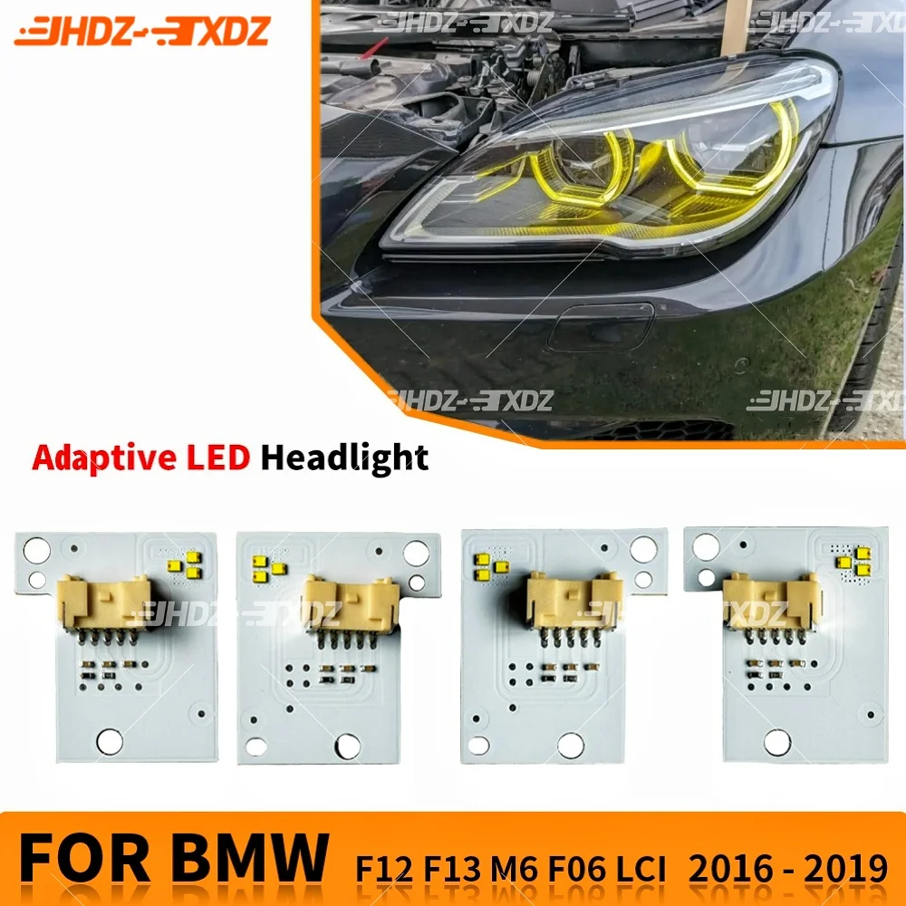 NEW DRL LED Boards Angel Eye For BMW F12 F13 M6 F06 LCI 640d 640i 650i 2016-2019 Adaptive Headlight Daytime Runing Light Module