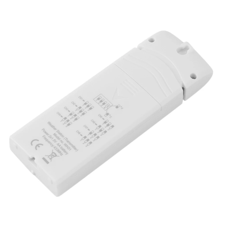 Wh31 Meerkanaals Sensor Voor Misol Draadloos Weerstation, 433Mhz Temperatuur, Vochtigheid