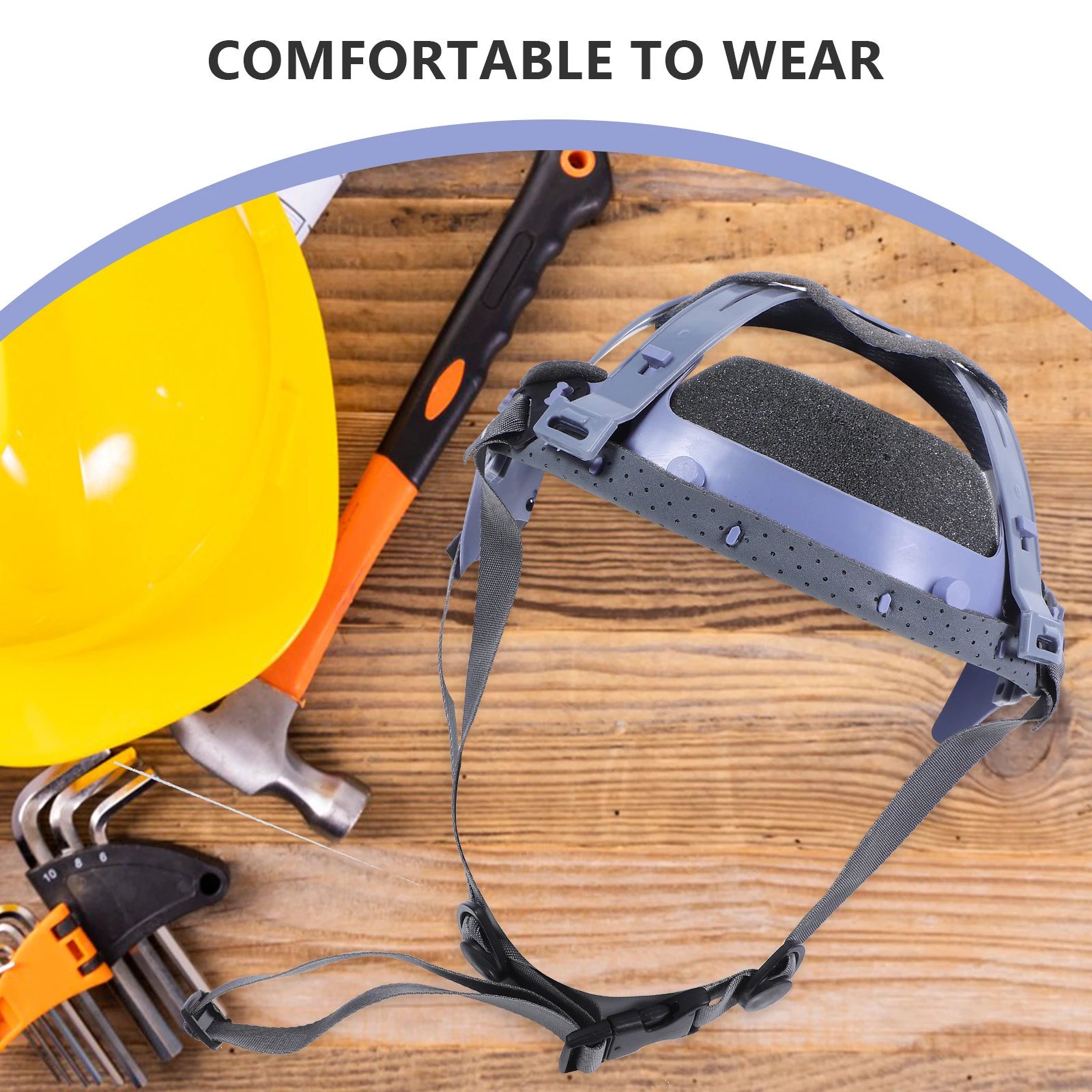 Hard Hat Ratchet Liner 6 Point Suspension Safety Liner Replacement Construction Worker Accessories