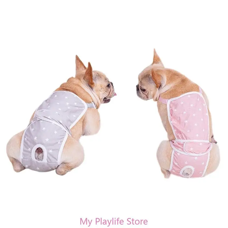 Dog Diaper Shorts Sanitary Pantie Female Dog Adjustable Suspender Diaper Panties Period Briefs Dog Physiological Shorts