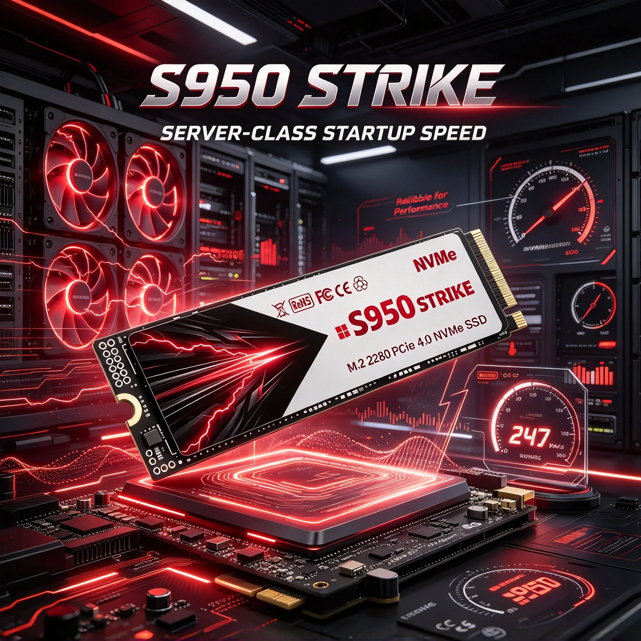 M.2 NVMe S950 Built-in Solid State Drive, 1TB/2TB/4TB/500GB, Fast Data Storage, Desktop, Laptop, Notebook, Computer. Apex Pro.