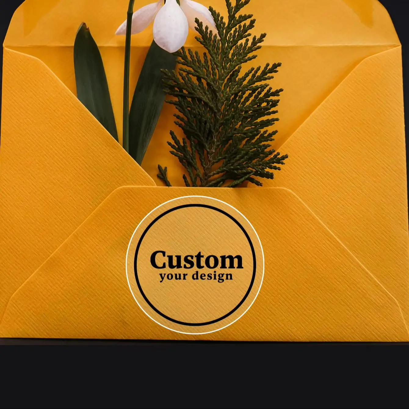 1‑100PCS Round Custom Stickers, Transparent Personalized Labels for Family Gifts, Holiday Card Embellishments, Jar Markers