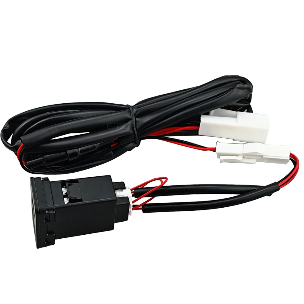 New For Toyota Land Cruiser 2008-2017 Corolla Hybrid 2016-2017 Type C PD QC3.0 Car USB Fast Charger Socket view 3
